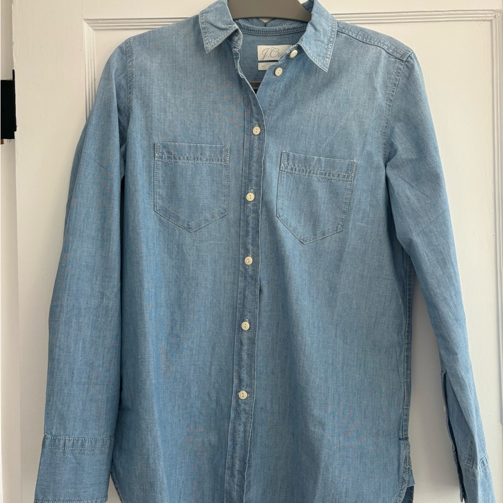 J Crew classic chambray shirt